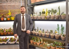 Cipriano De Vito of Danantonio Cactus, an Italian grower of special varieties of cactus plants